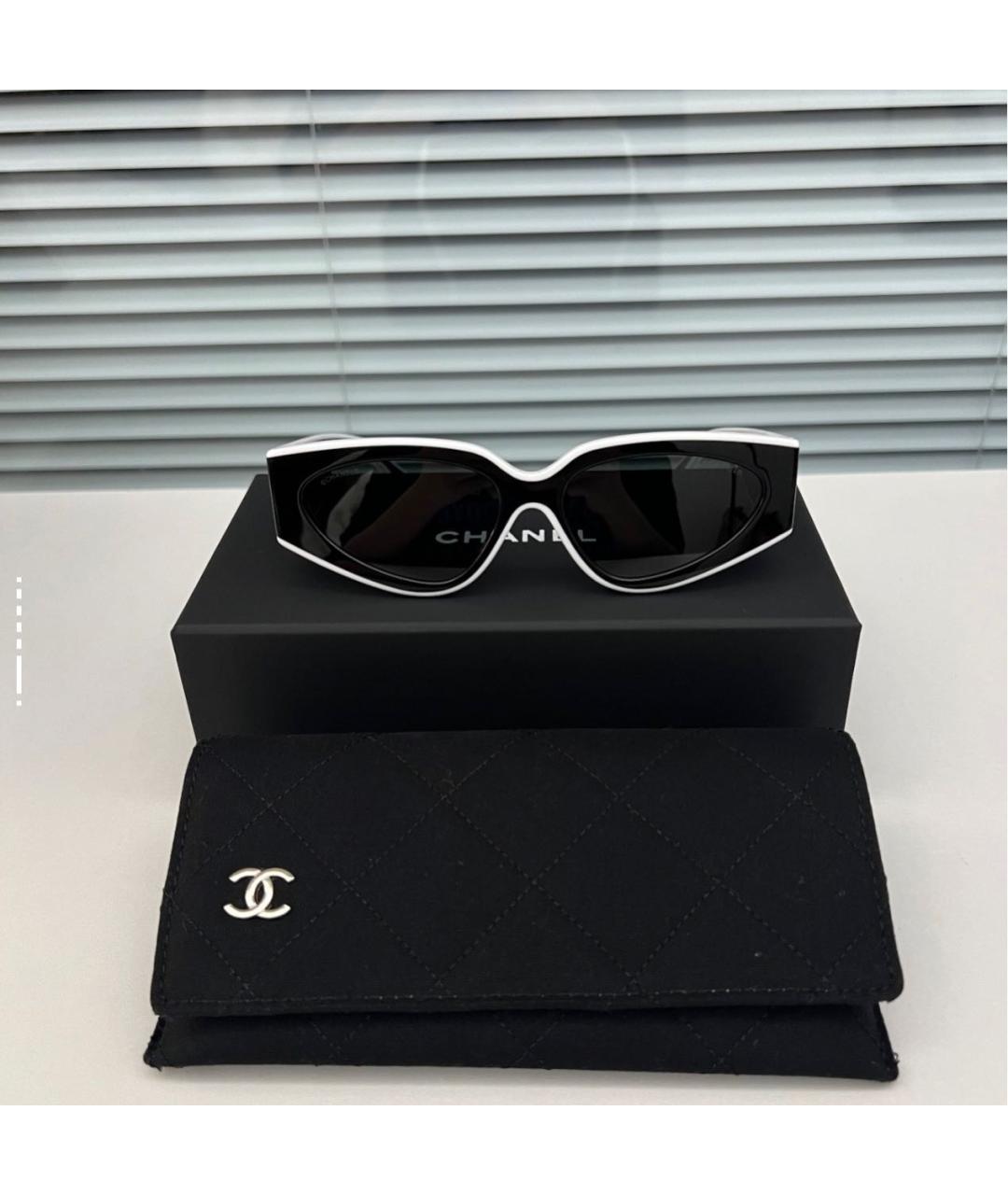 CHANEL Черные солнцезащитные очки, фото 3