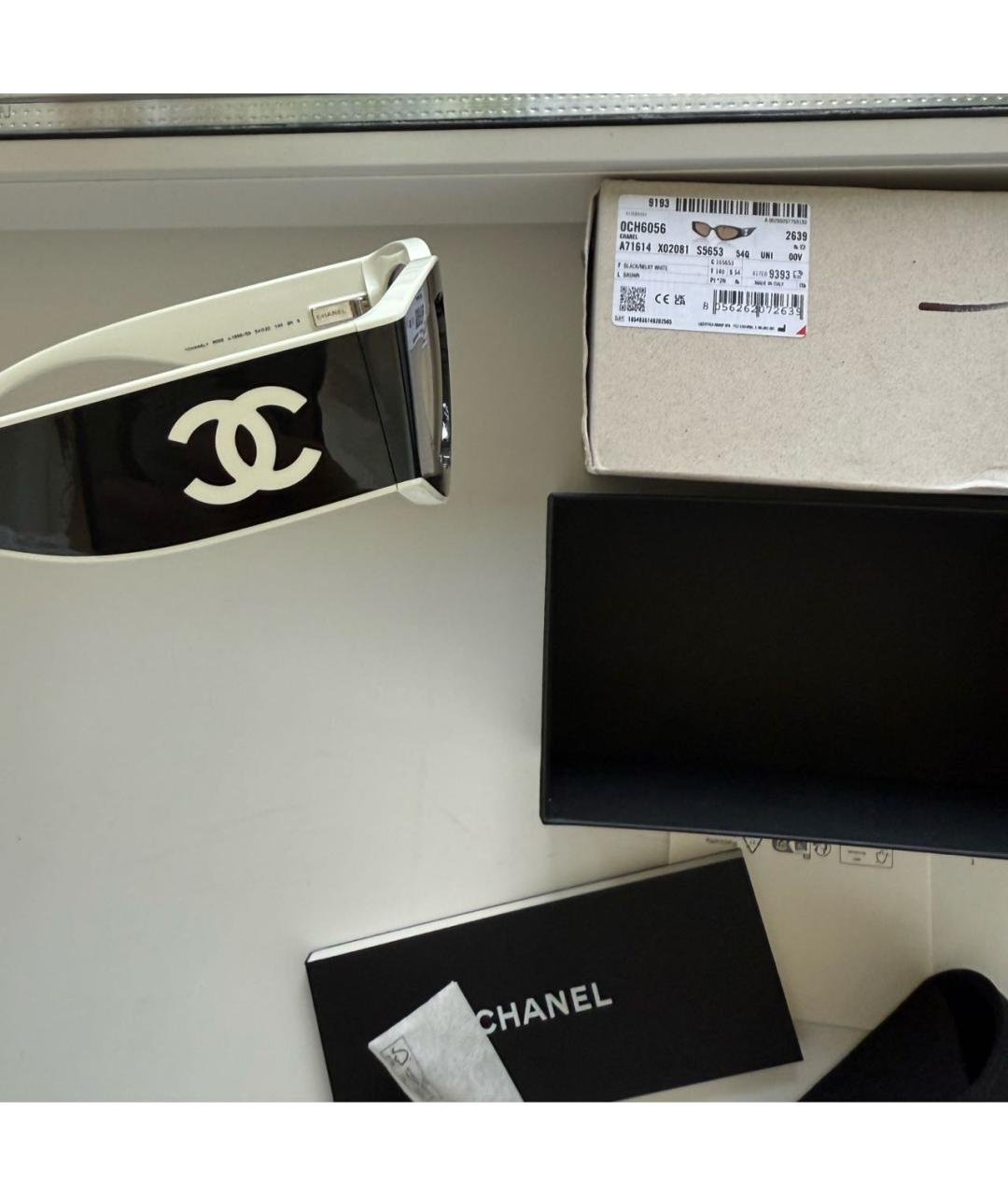 CHANEL Черные солнцезащитные очки, фото 3