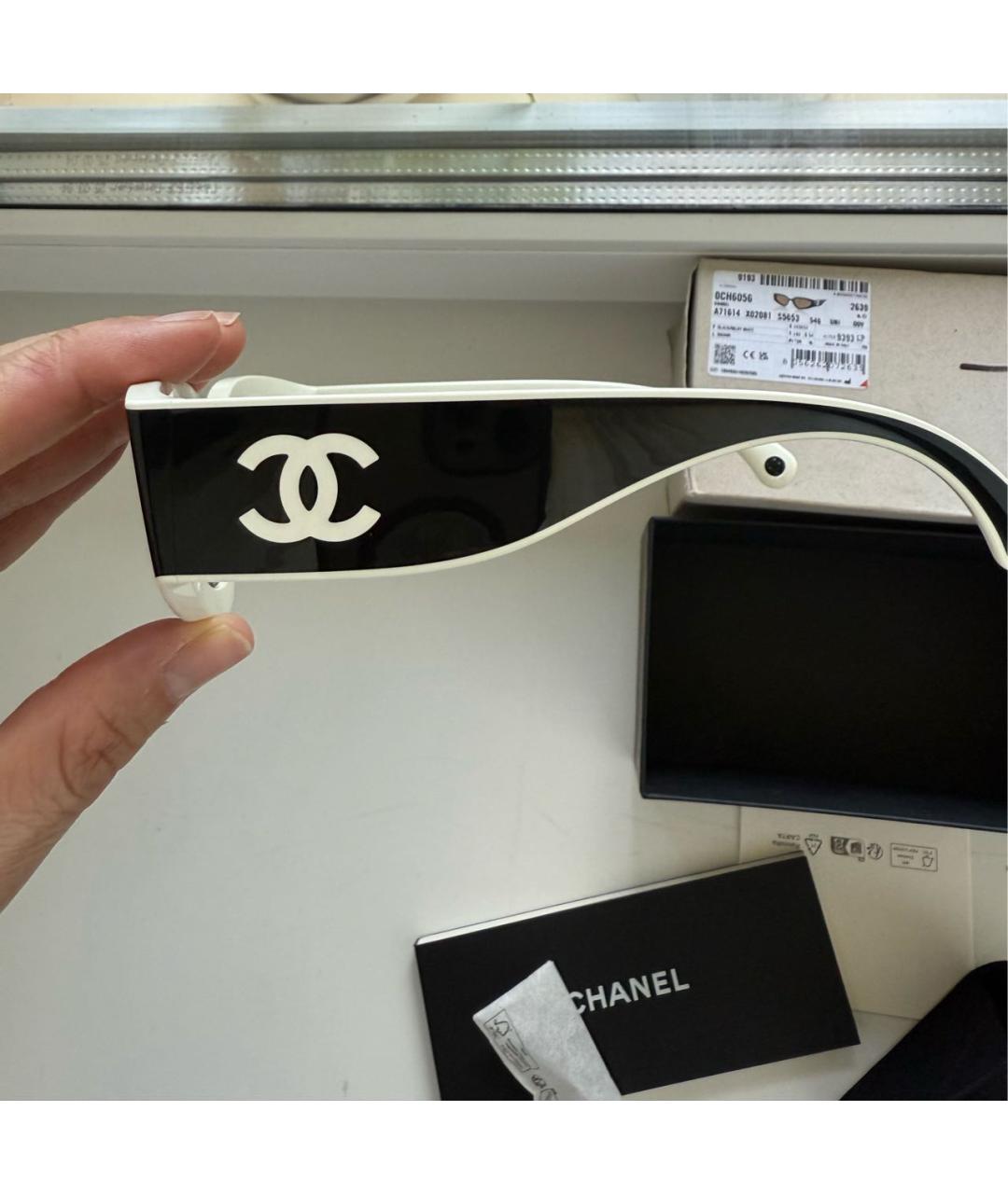 CHANEL Черные солнцезащитные очки, фото 5
