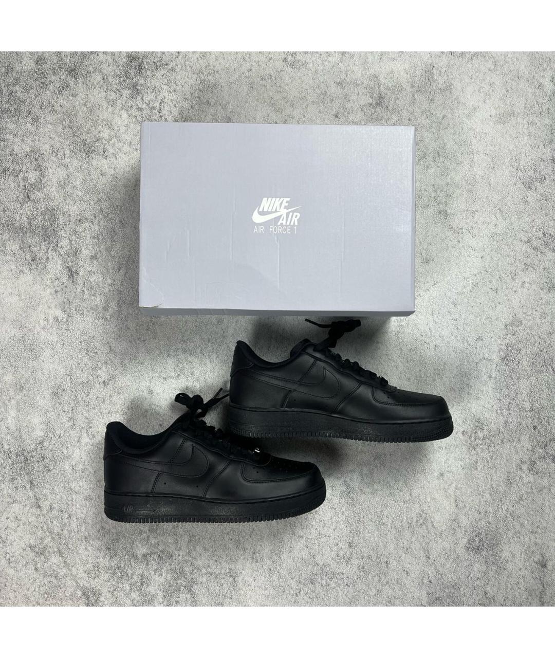 NIKE Черные низкие кроссовки / кеды, фото 3