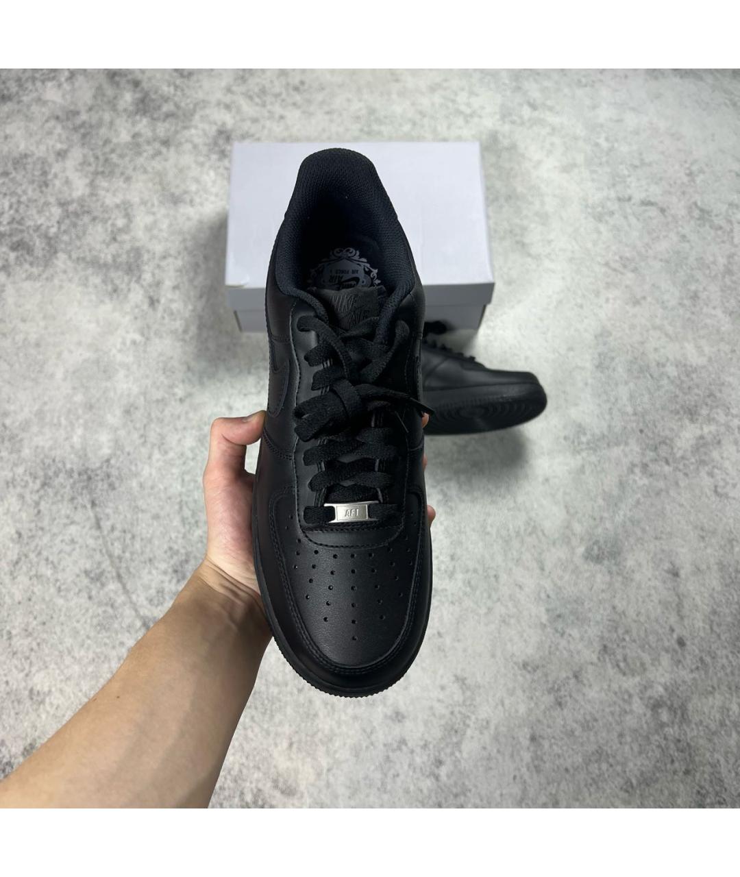 NIKE Черные низкие кроссовки / кеды, фото 5