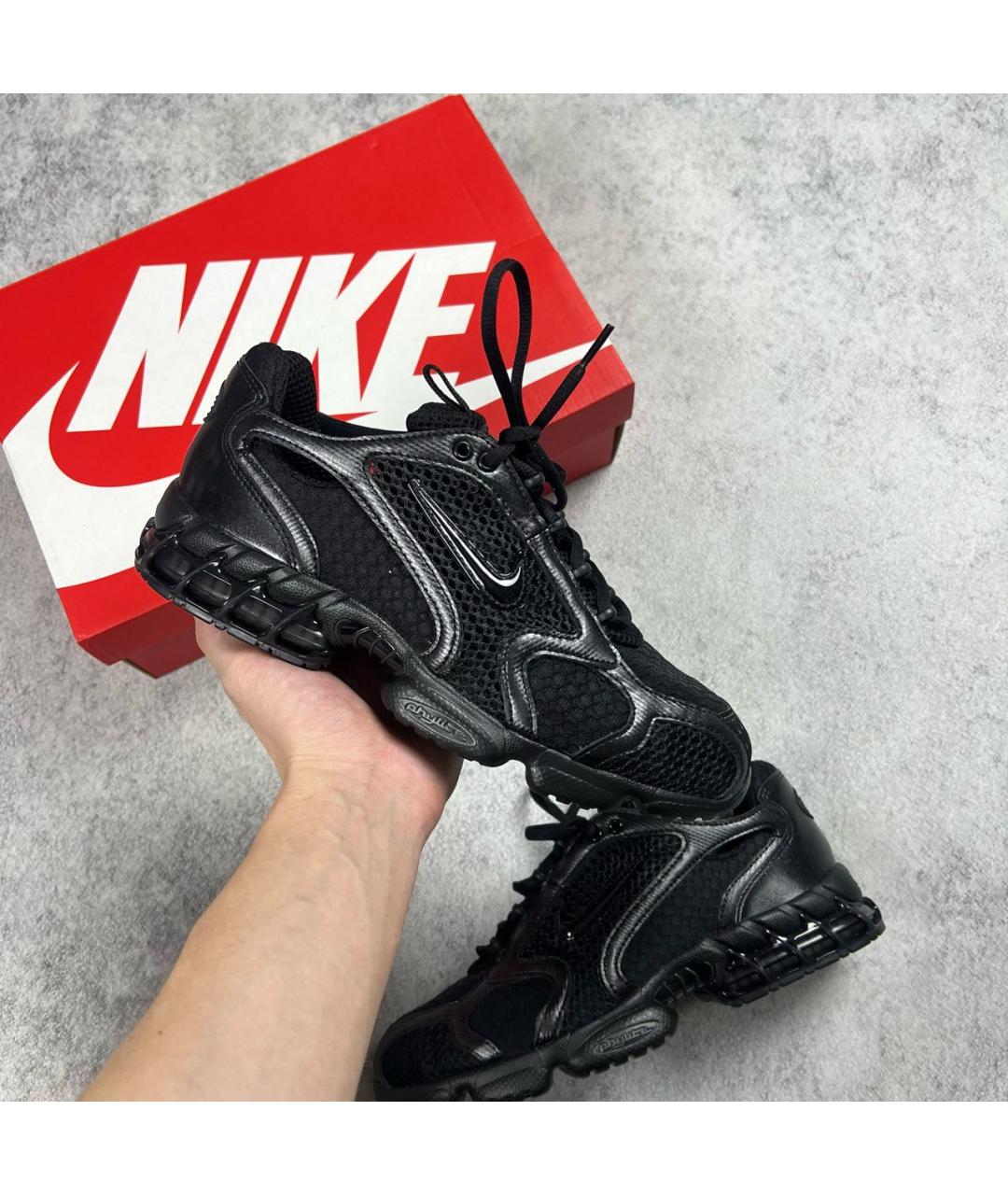 NIKE Черные низкие кроссовки / кеды, фото 3