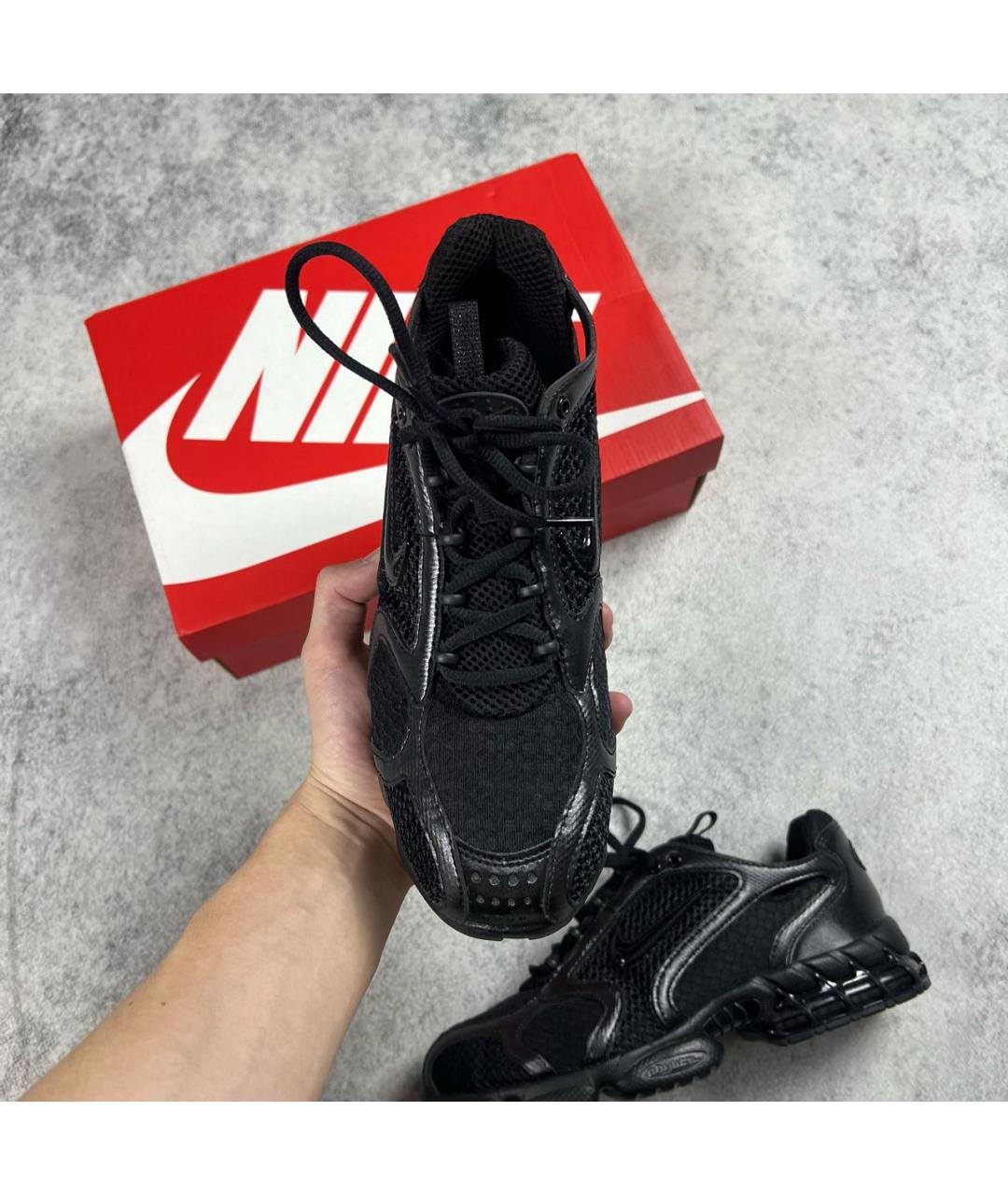 NIKE Черные низкие кроссовки / кеды, фото 4