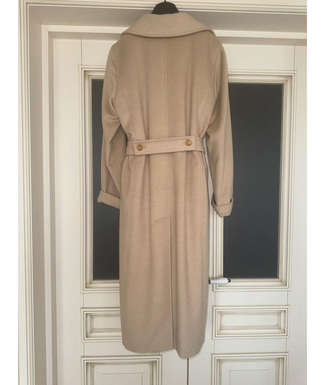 MAX MARA Бежевое шерстяное пальто, фото 2