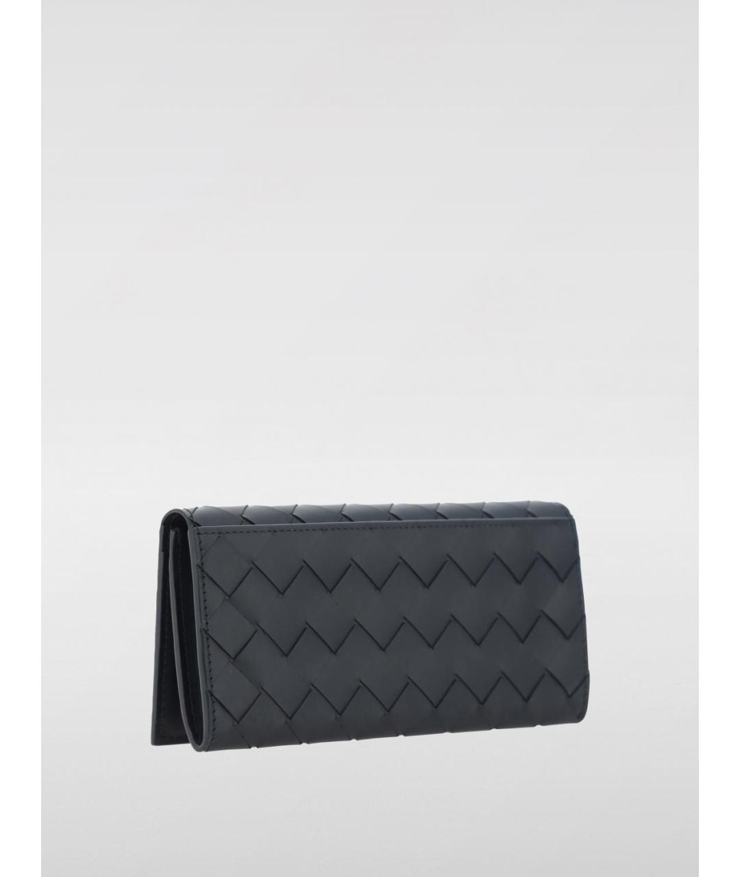 BOTTEGA VENETA Черный кошелек, фото 3