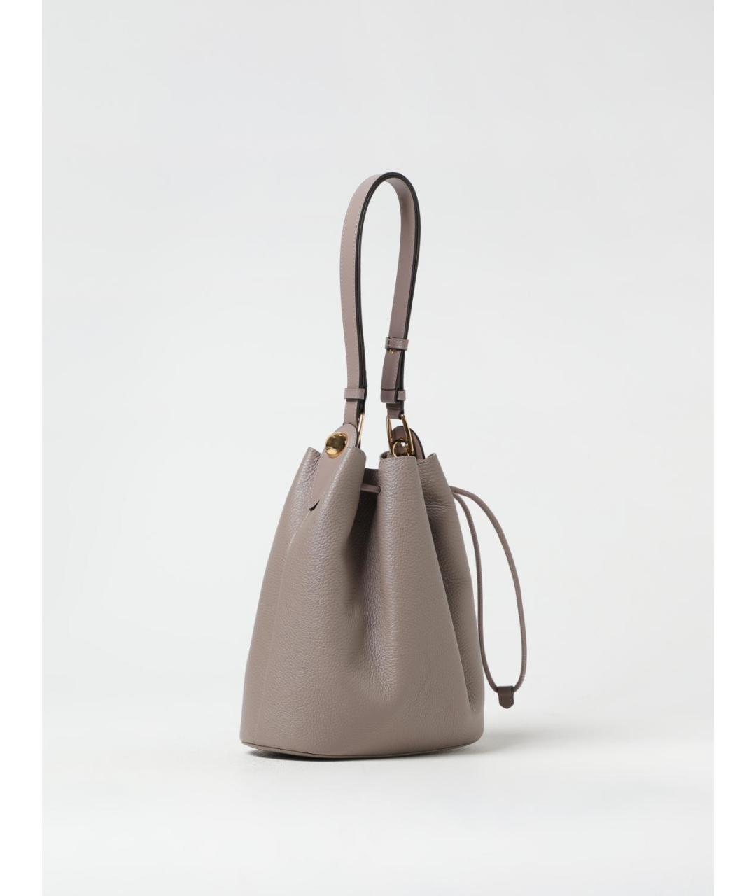 FURLA Серая кожаная сумка тоут, фото 2
