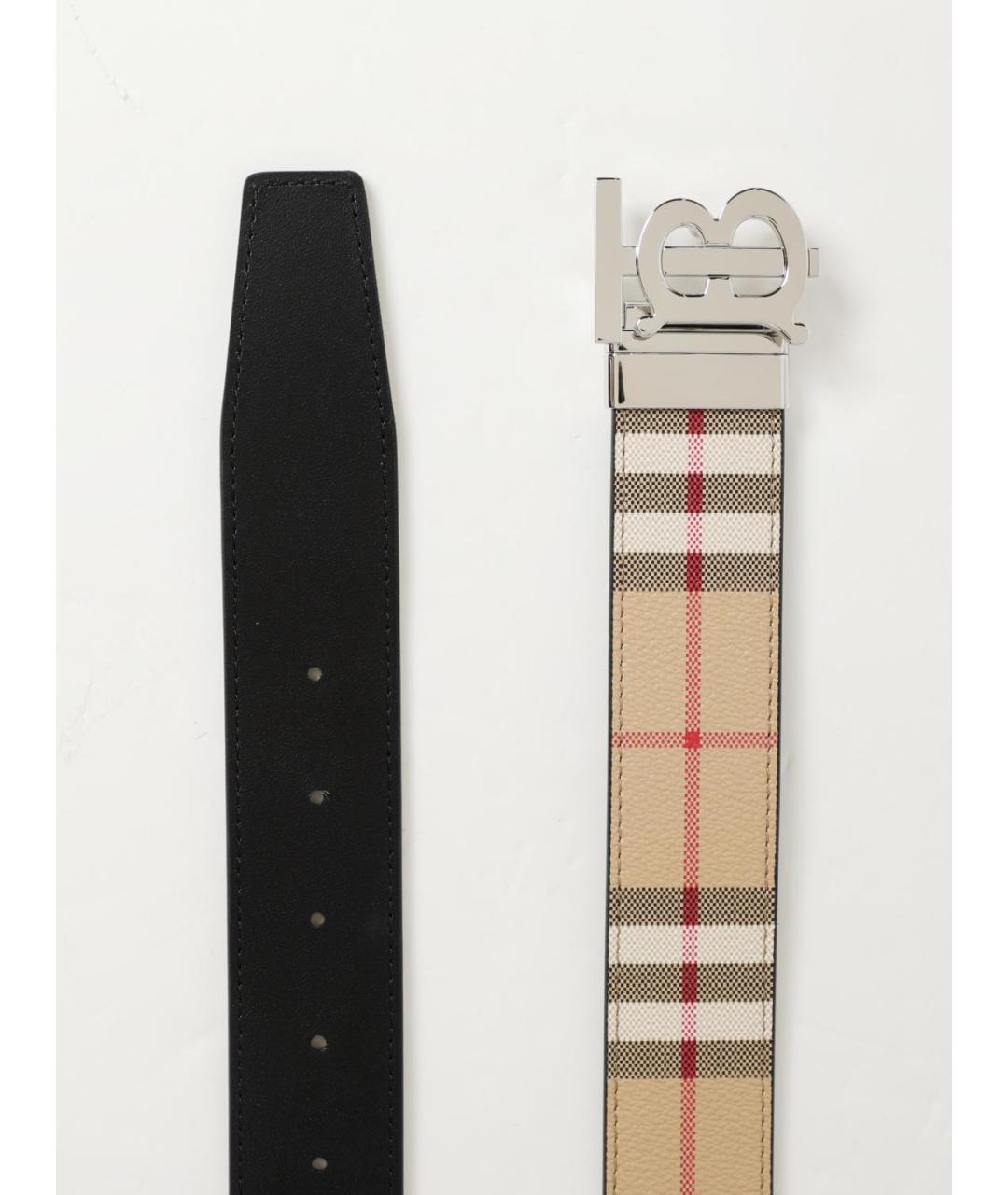 BURBERRY Бежевый ремень, фото 3