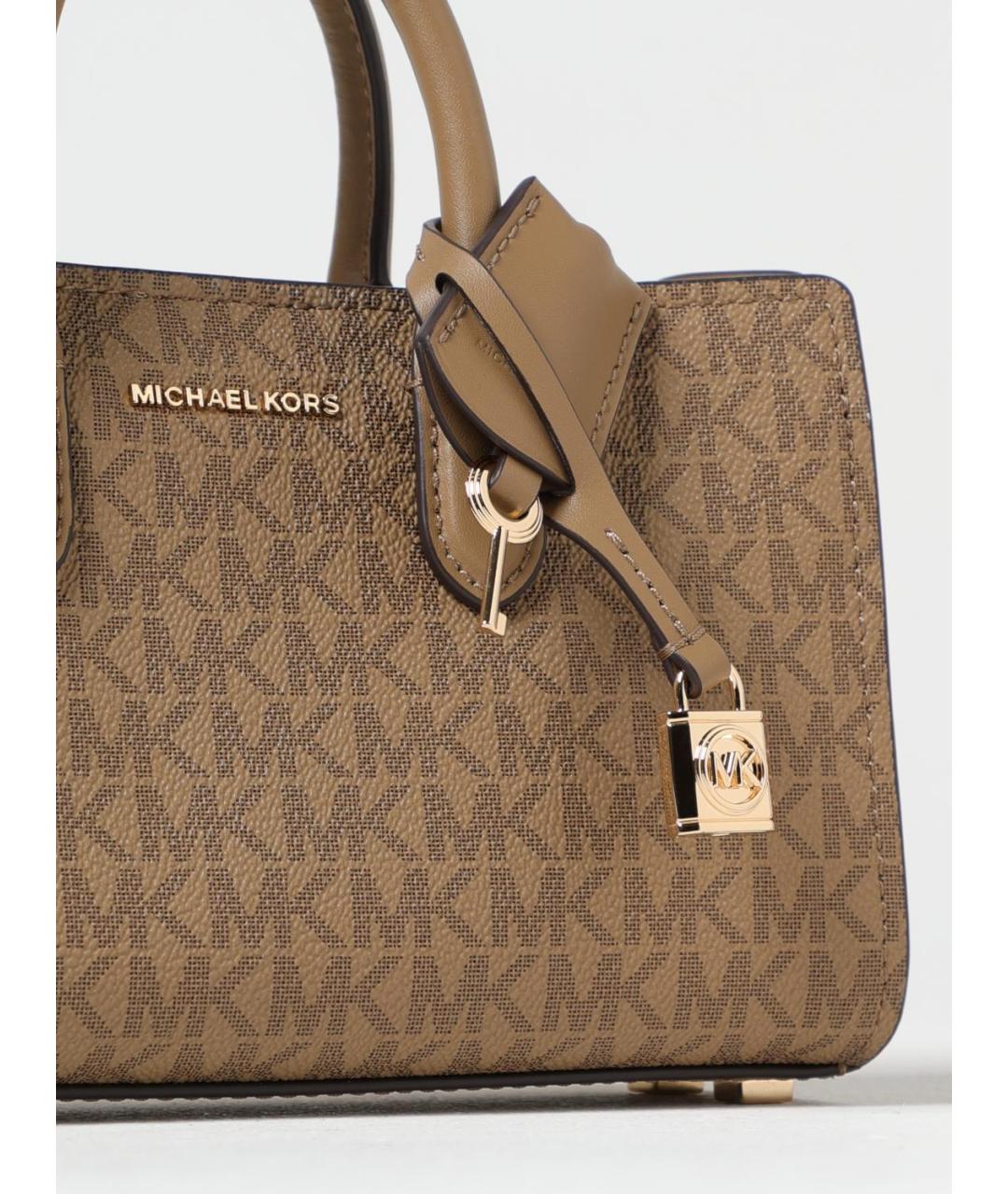 MICHAEL KORS Бежевая сумка с короткими ручками, фото 3