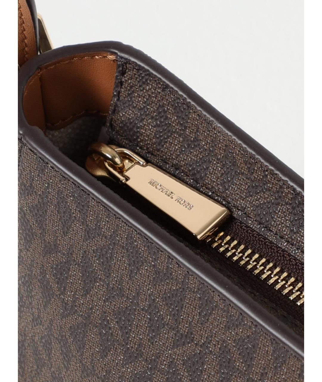 MICHAEL KORS Коричневая сумка через плечо, фото 3