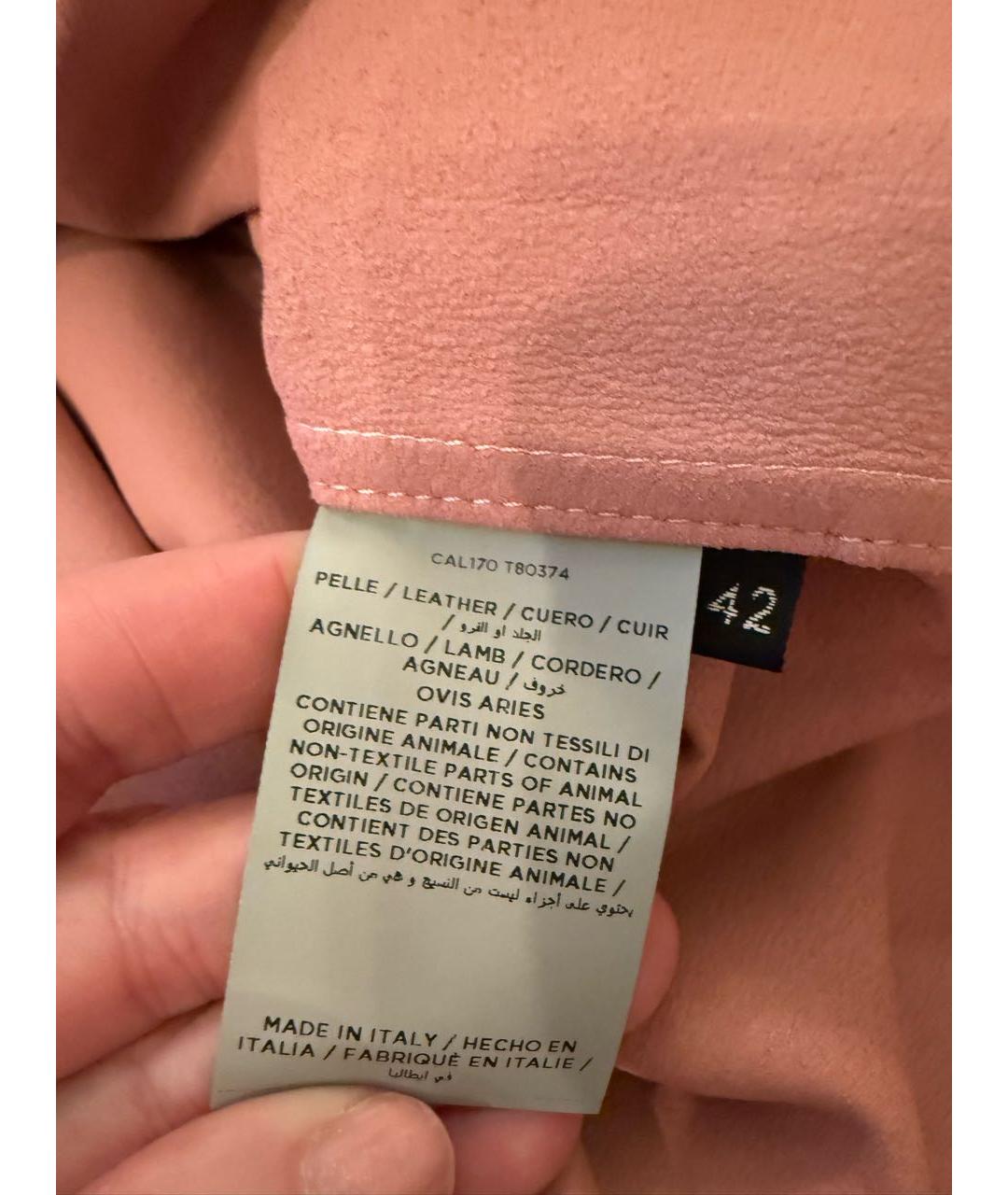 TOM FORD Розовая кожаная рубашка, фото 4