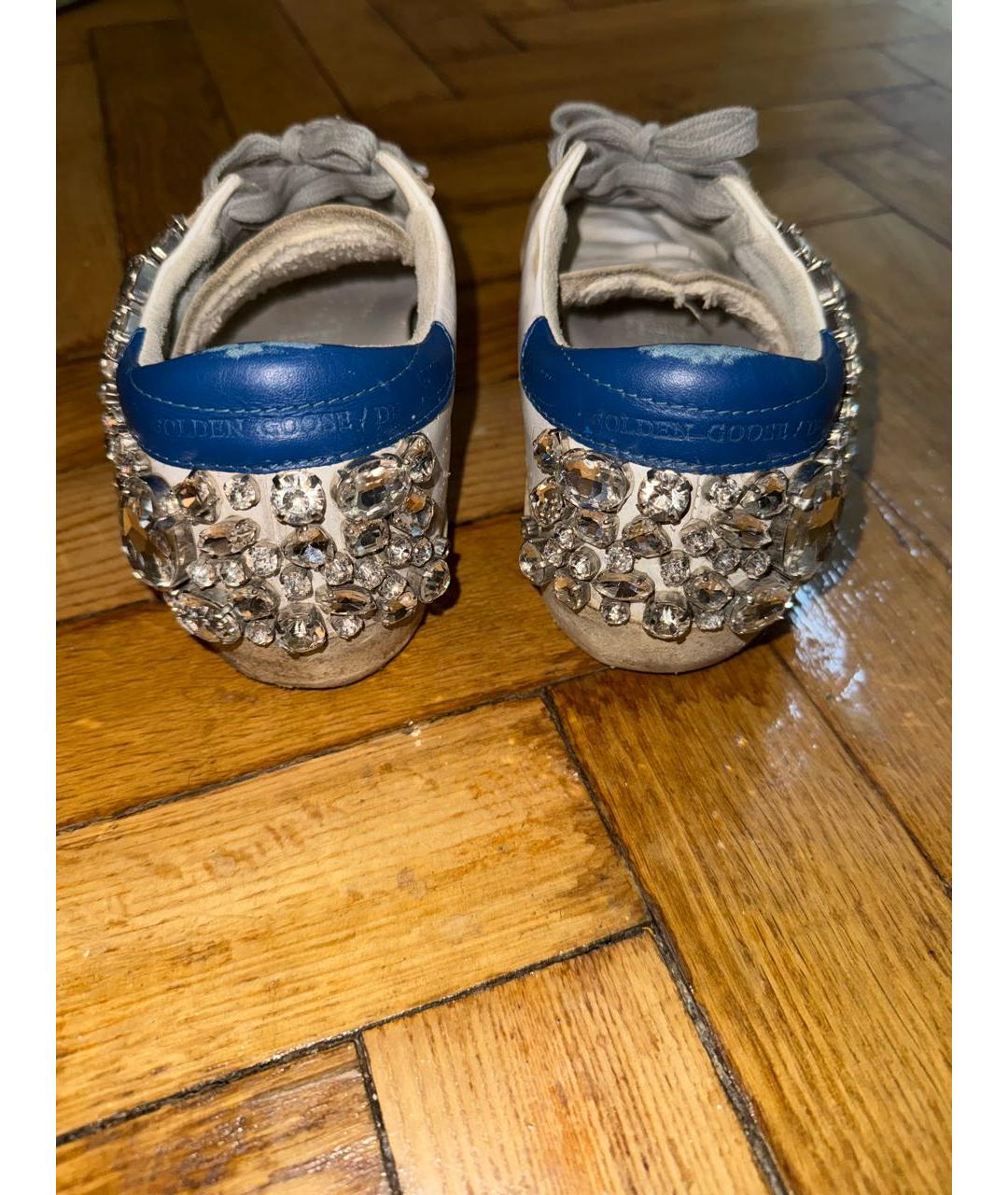 GOLDEN GOOSE DELUXE BRAND Белые кожаные кеды, фото 4