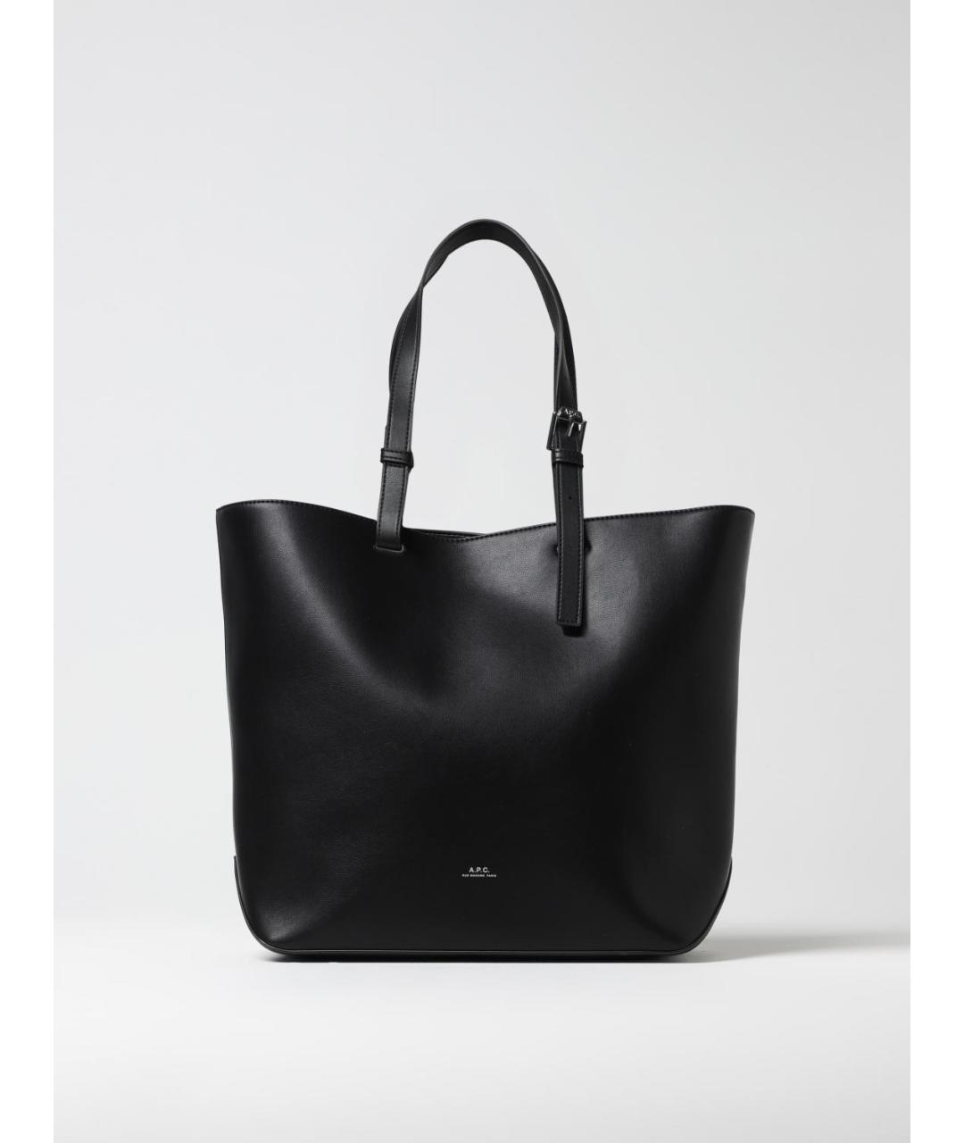 A.P.C. Черная сумка тоут, фото 4