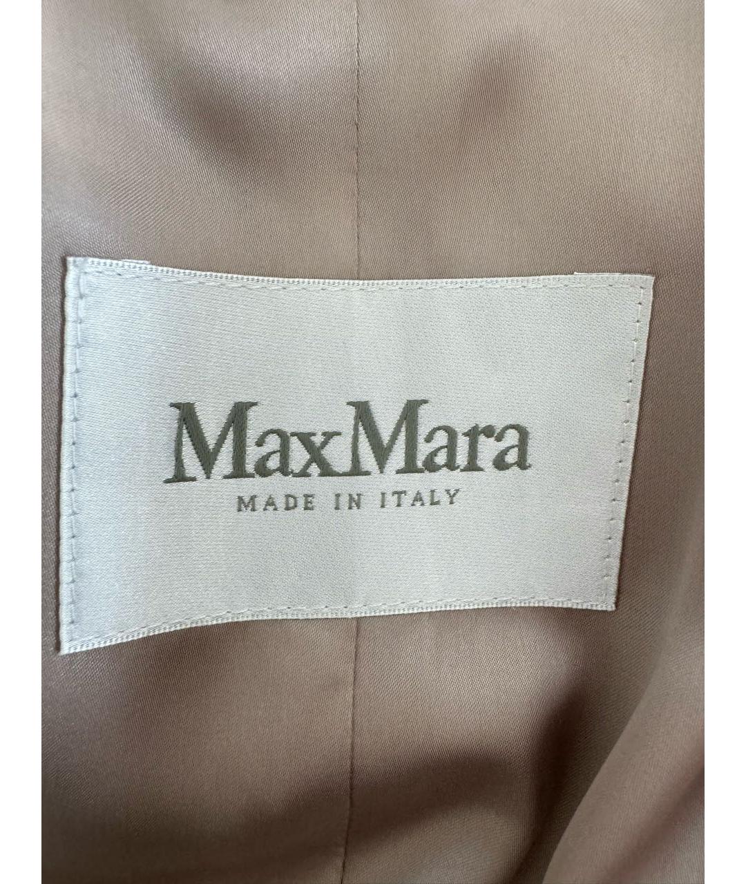 MAX MARA Серое шерстяное пальто, фото 4