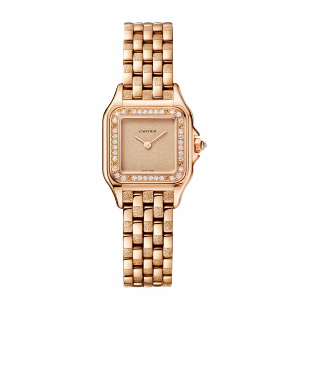 CARTIER Розовые часы из розового золота, фото 1