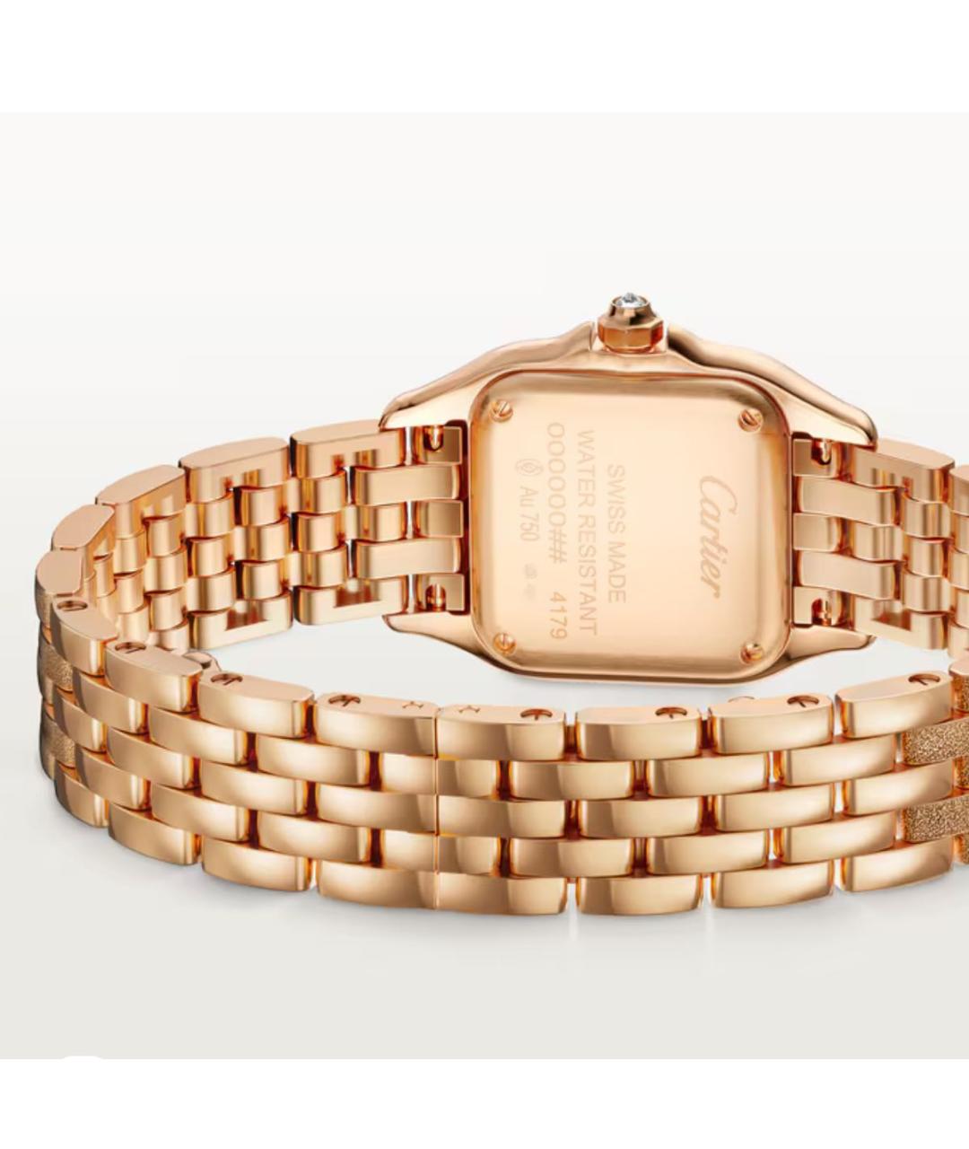 CARTIER Розовые часы из розового золота, фото 3