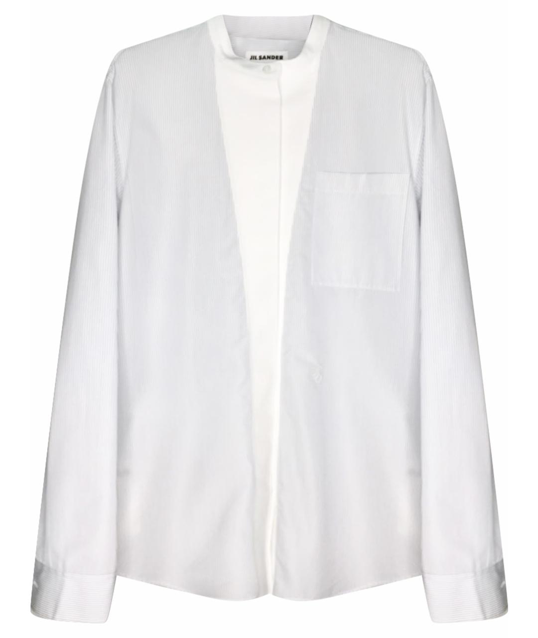JIL SANDER Голубая хлопковая рубашка, фото 1