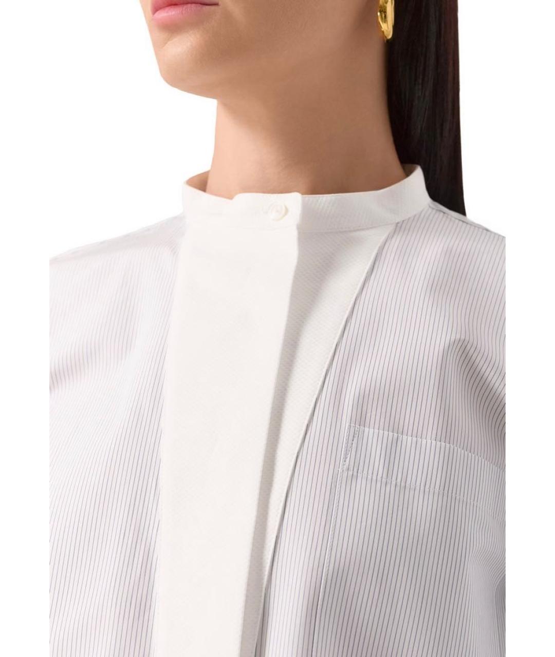 JIL SANDER Голубая хлопковая рубашка, фото 7