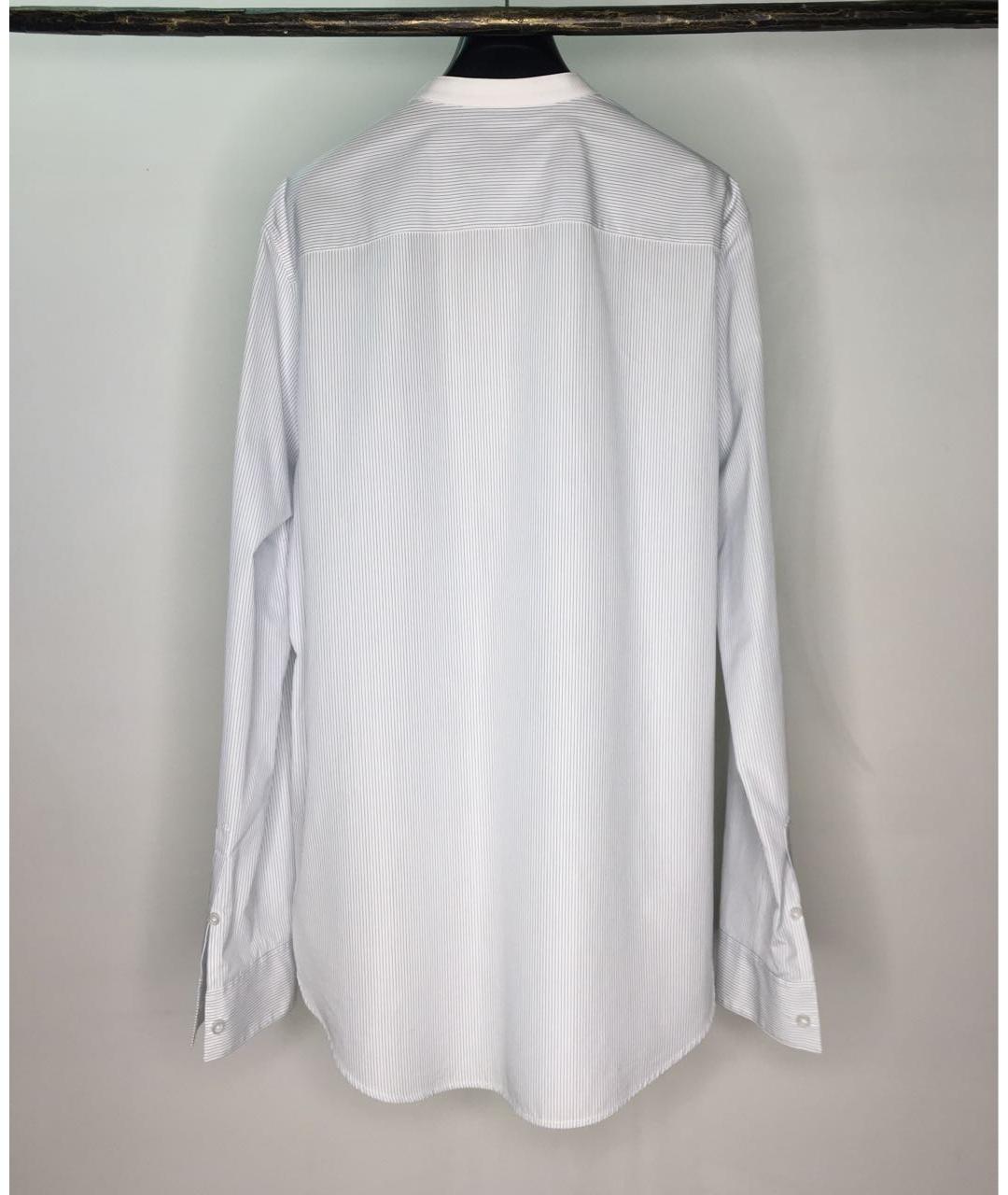 JIL SANDER Голубая хлопковая рубашка, фото 2