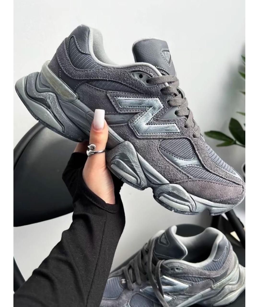NEW BALANCE Серые текстильные кроссовки, фото 7