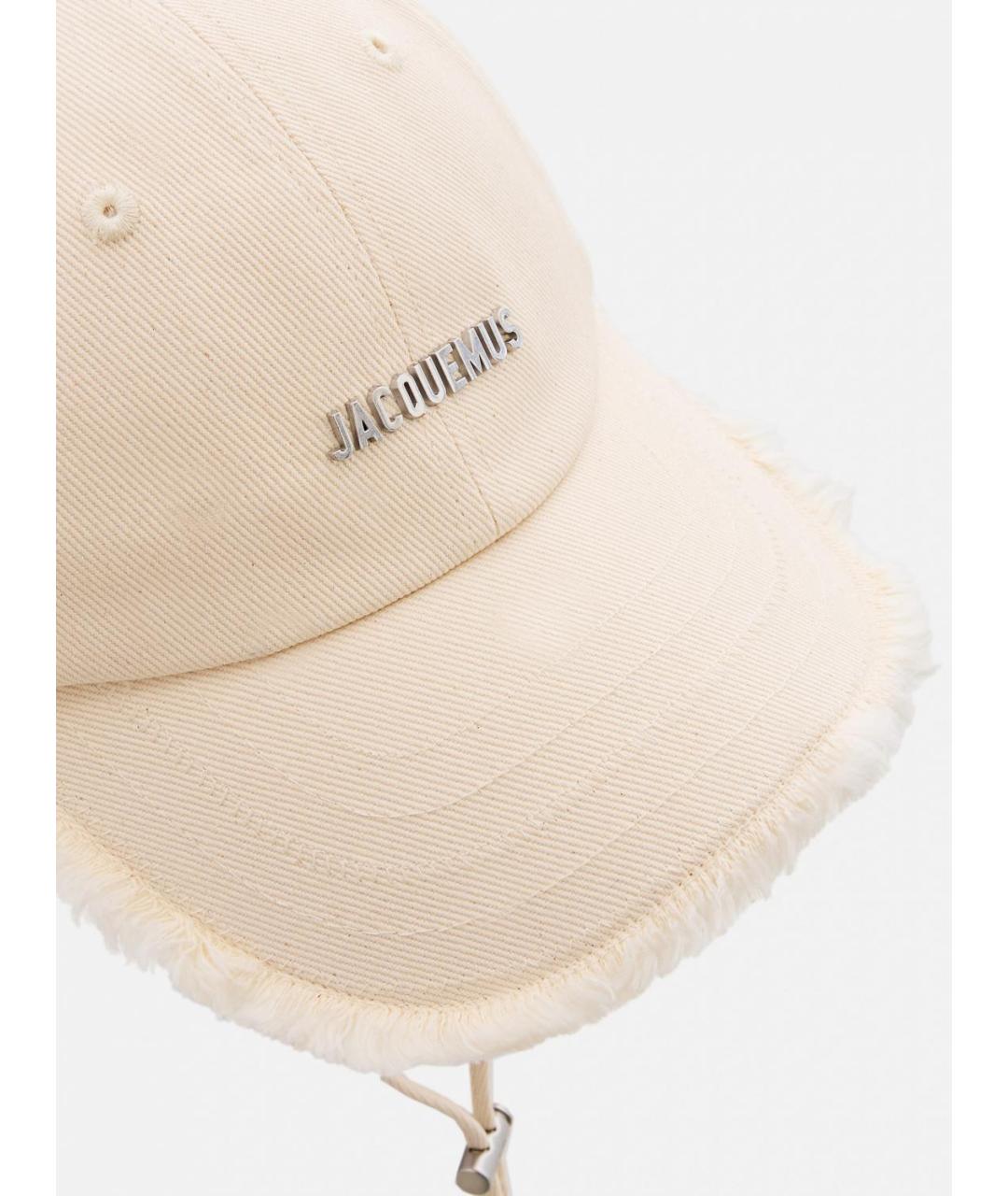 JACQUEMUS Белая кепка, фото 2