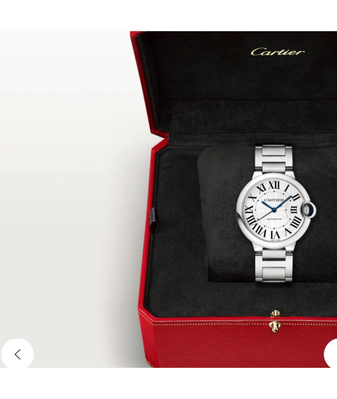 CARTIER Серебряные часы, фото 4