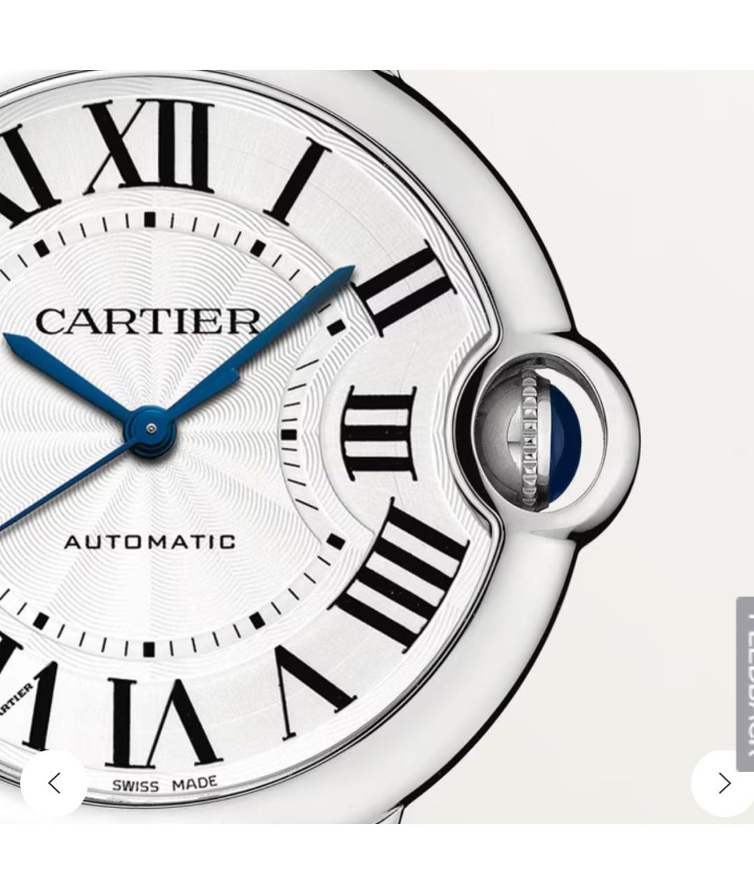 CARTIER Серебряные часы, фото 3