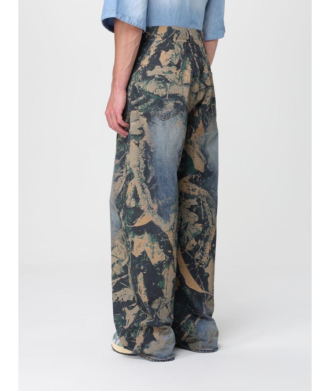 ACNE STUDIOS Мульти хлопковые прямые джинсы, фото 4