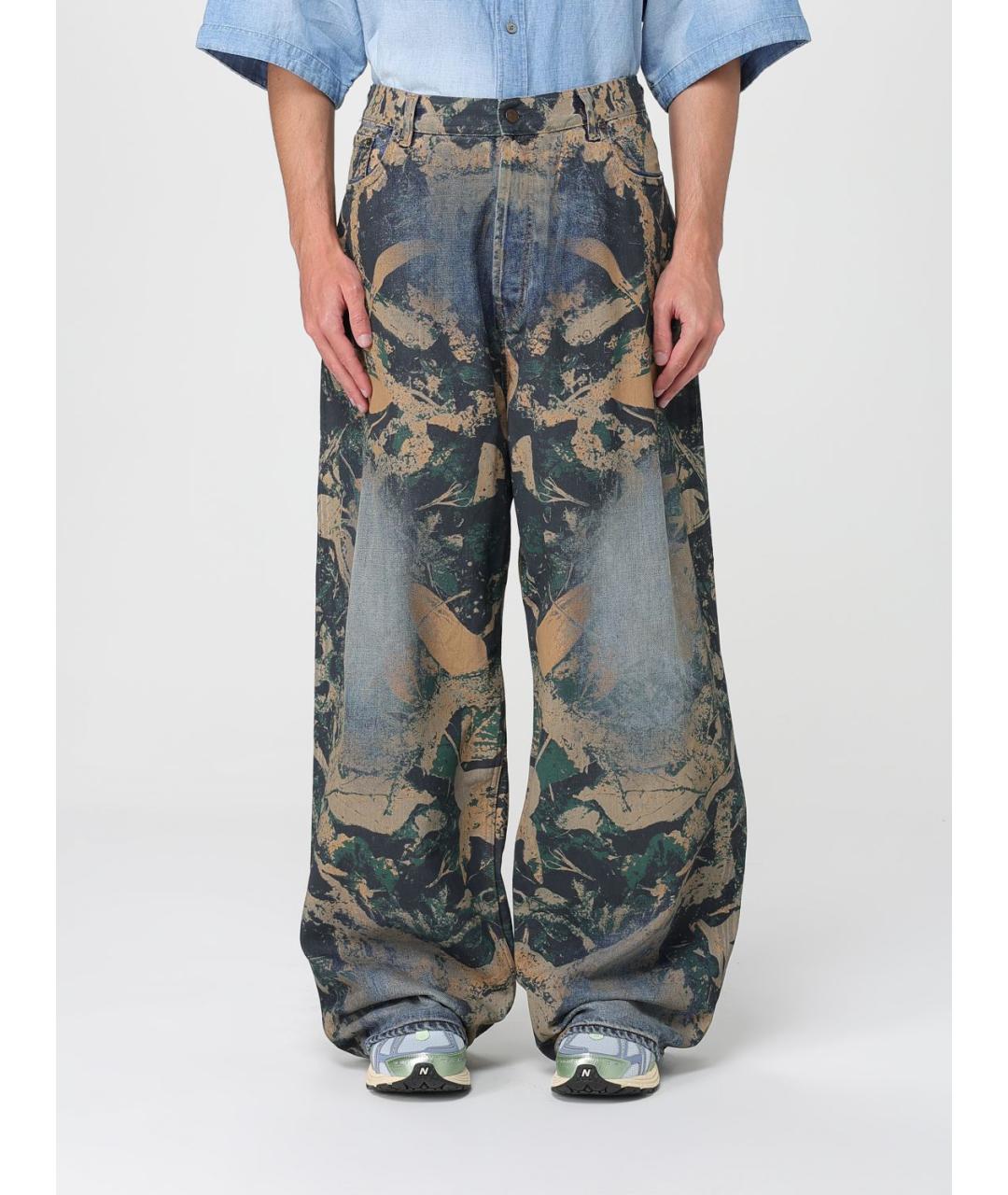 ACNE STUDIOS Мульти хлопковые прямые джинсы, фото 2