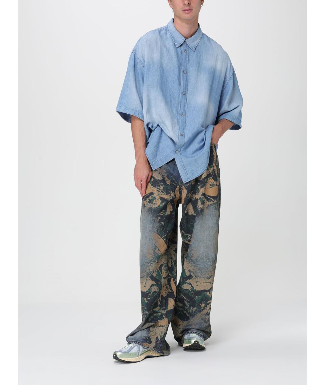 ACNE STUDIOS Мульти хлопковые прямые джинсы, фото 3