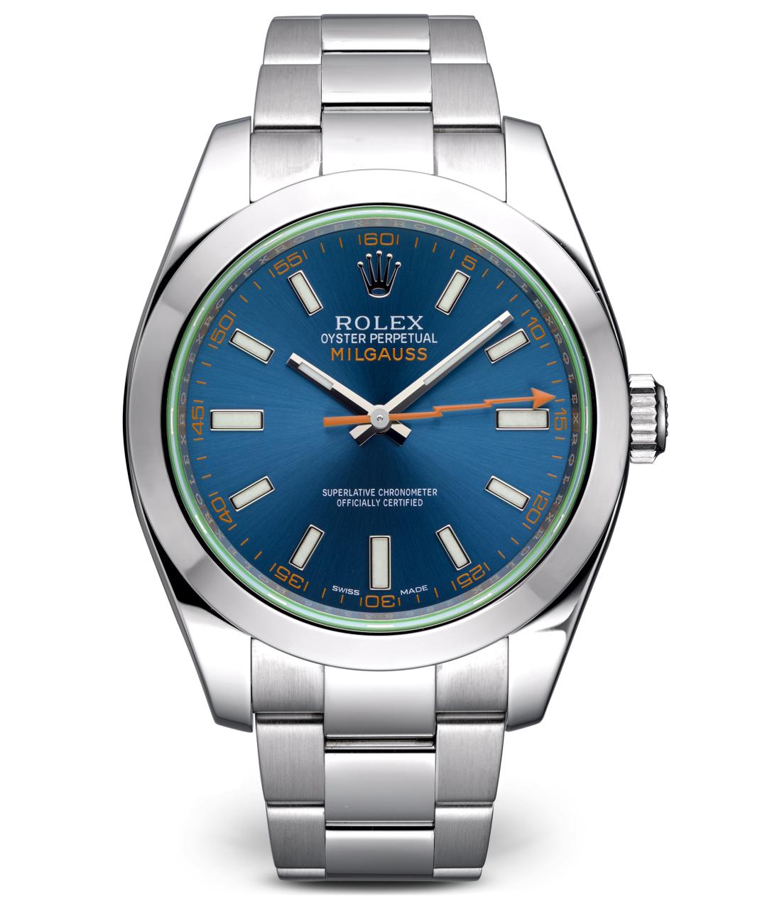 ROLEX Темно-синие часы, фото 10