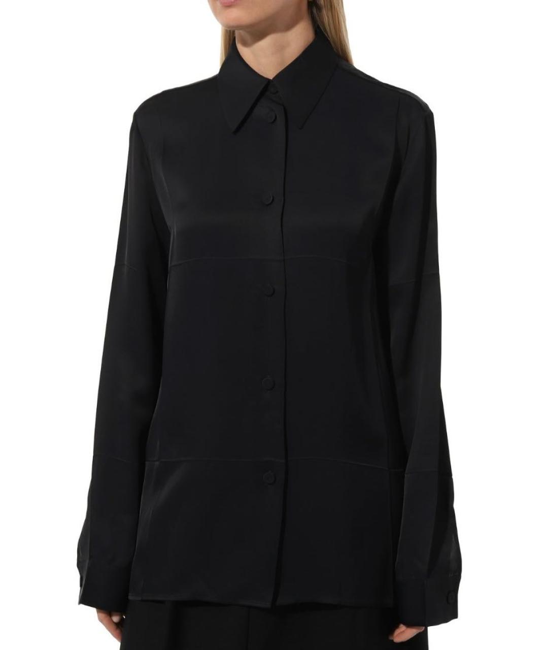 JIL SANDER Черная шерстяная рубашка, фото 5