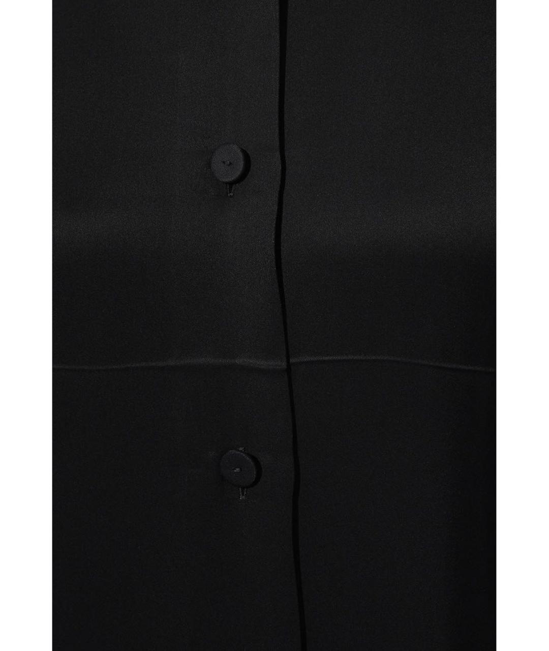 JIL SANDER Черная шерстяная рубашка, фото 7