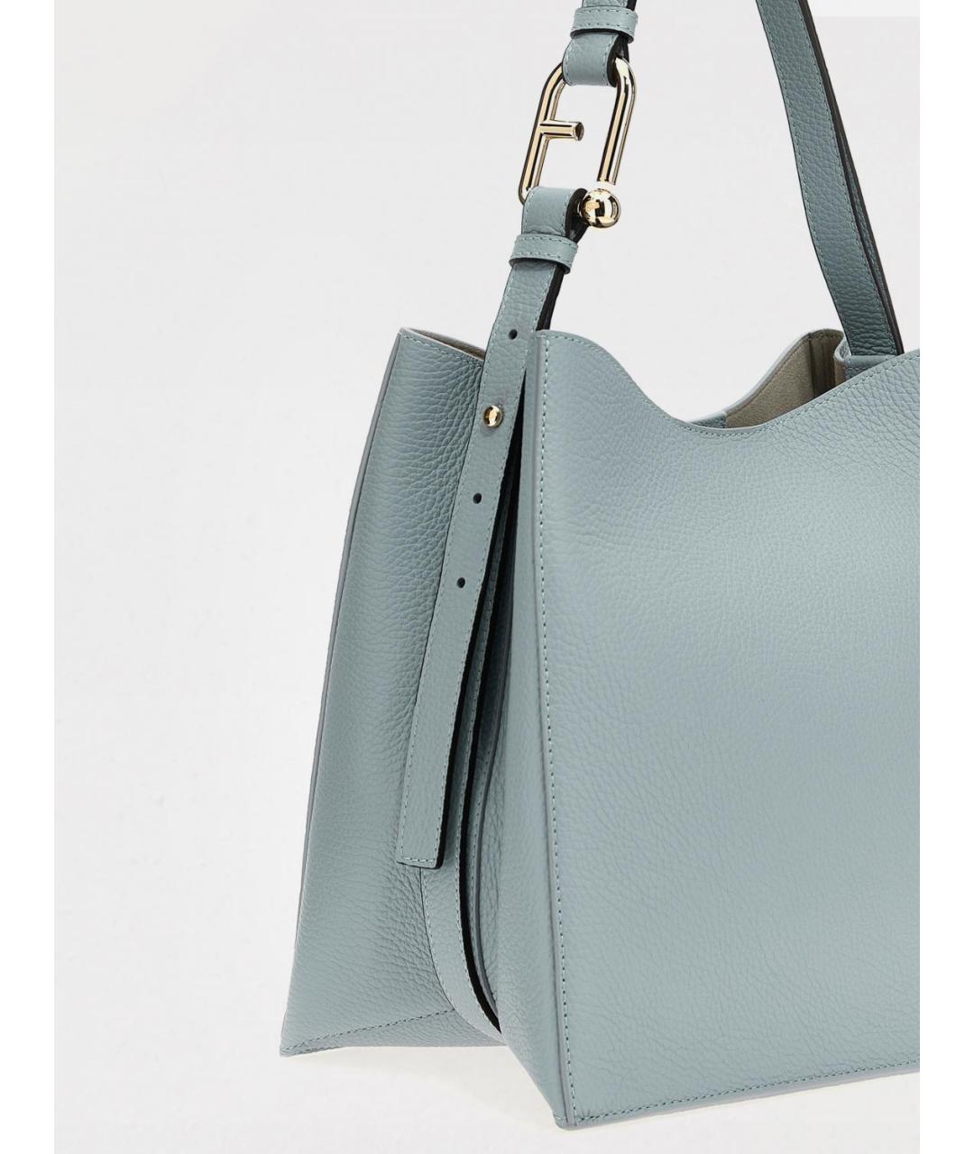FURLA Голубая сумка через плечо, фото 3