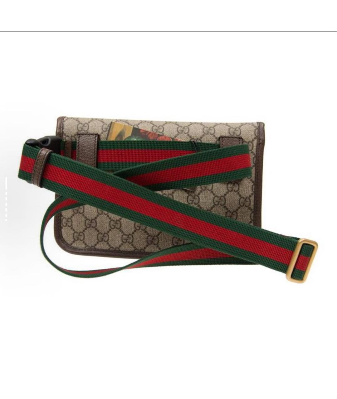 GUCCI Коричневая сумка на плечо, фото 3
