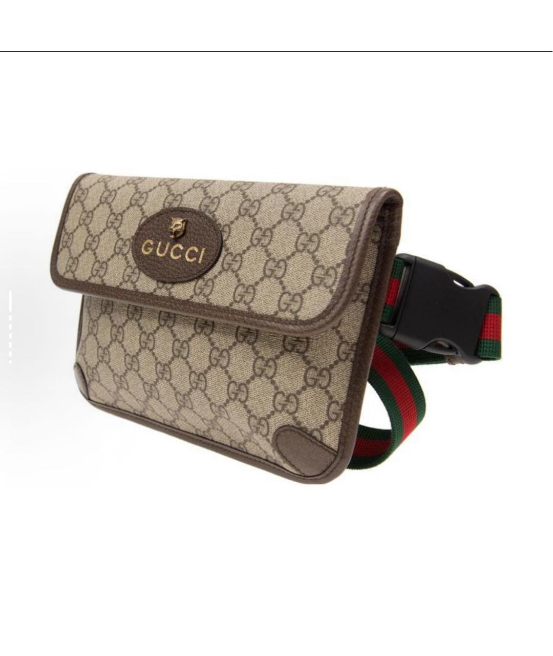 GUCCI Коричневая сумка на плечо, фото 2