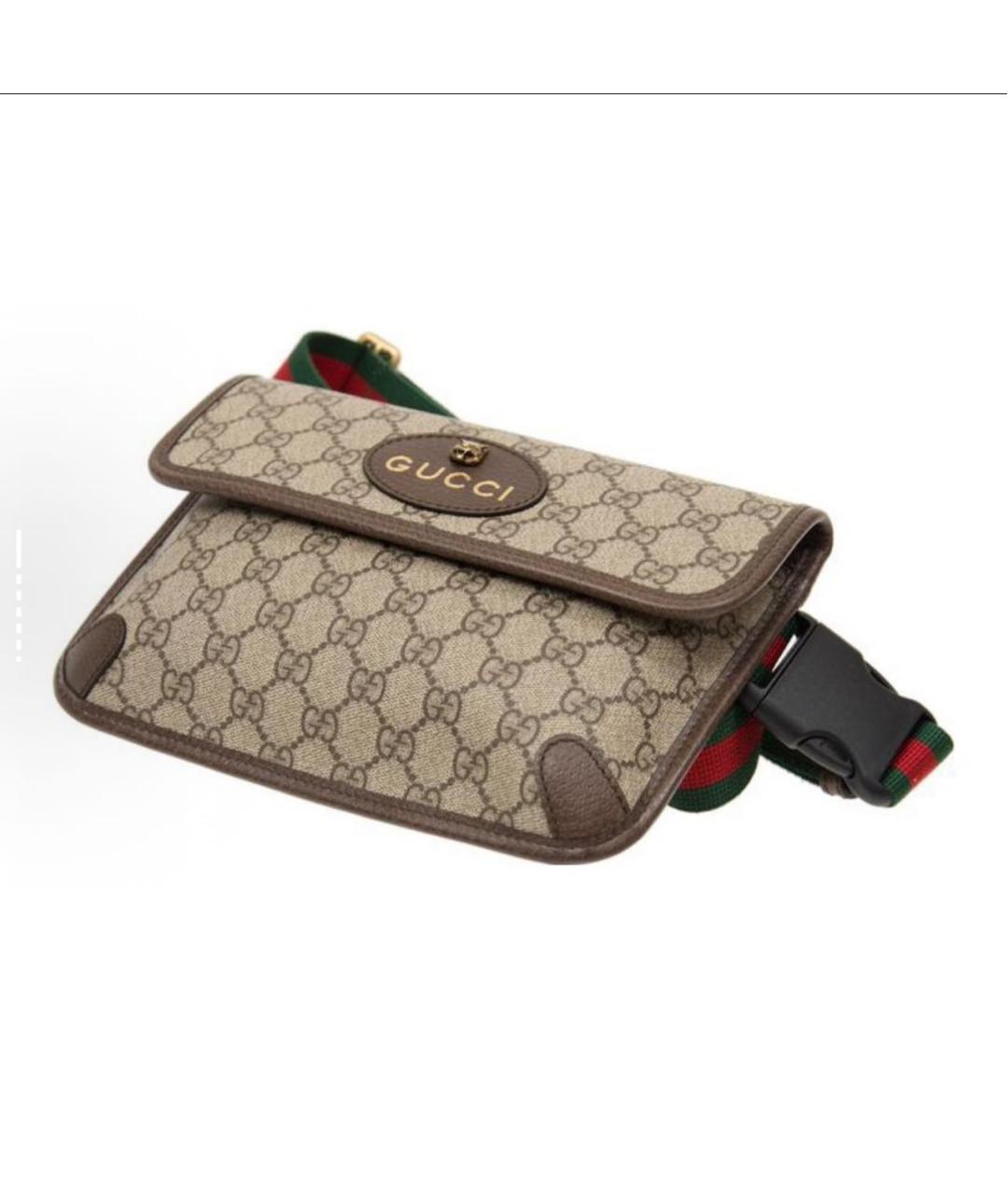 GUCCI Коричневая сумка на плечо, фото 4