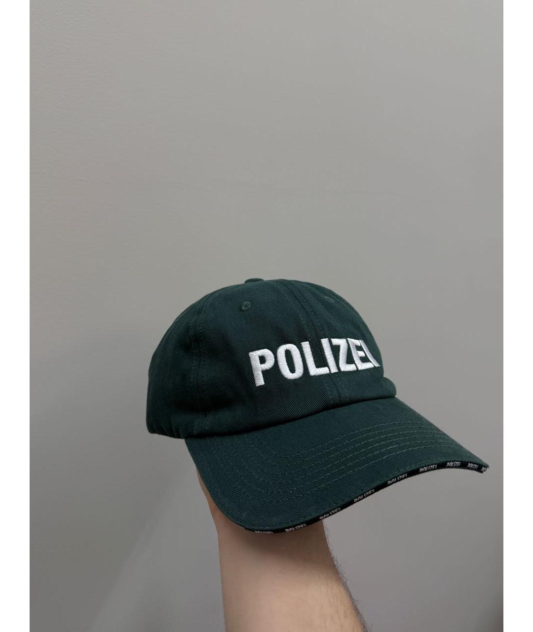 VETEMENTS Зеленая хлопковая кепка/бейсболка, фото 2