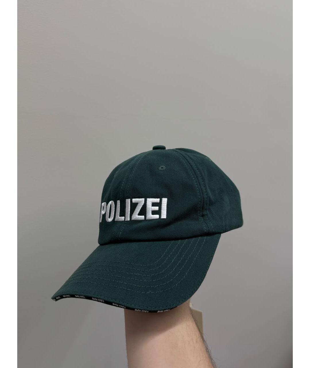 VETEMENTS Зеленая хлопковая кепка/бейсболка, фото 3