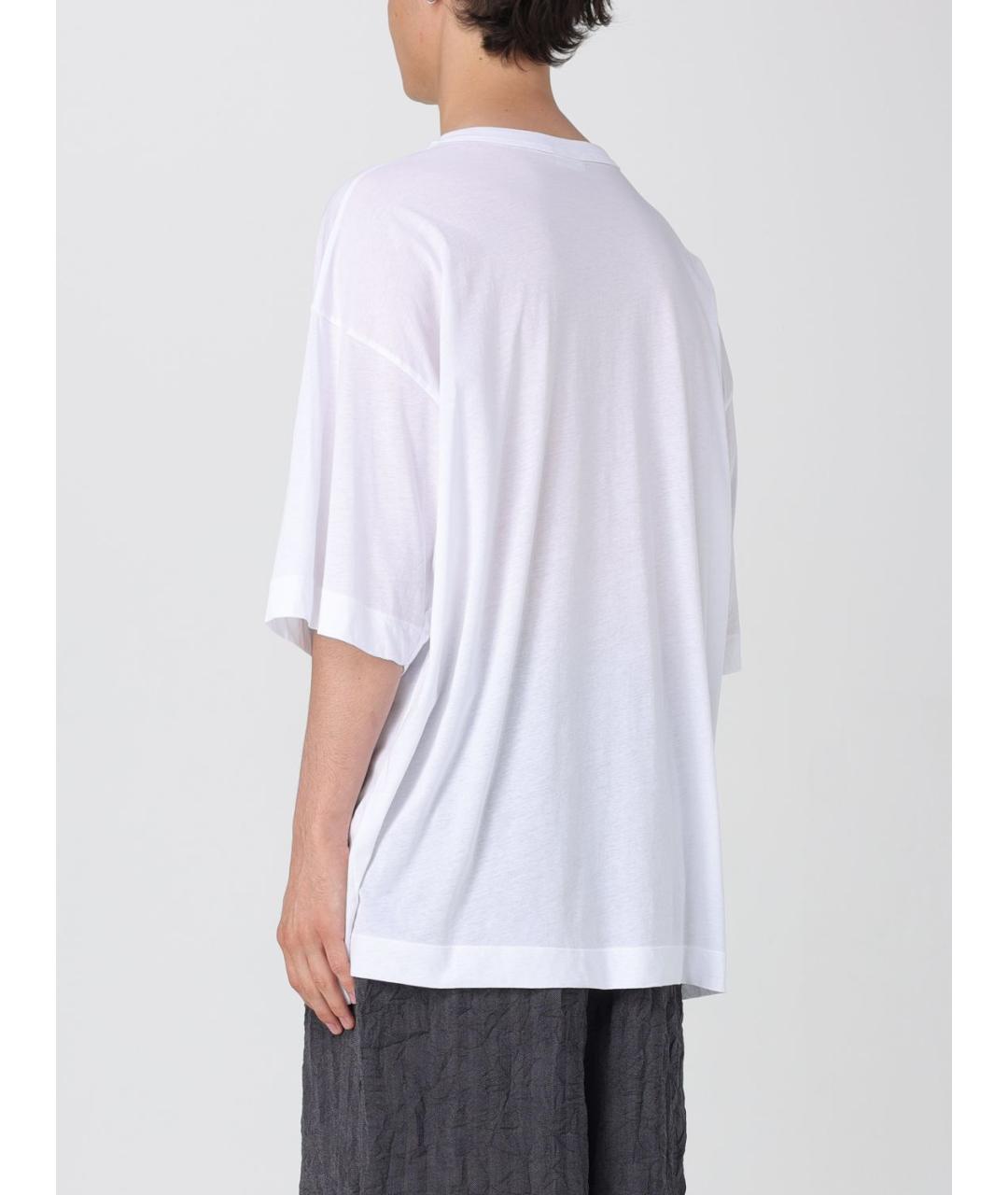 DRIES VAN NOTEN Белая футболка, фото 2