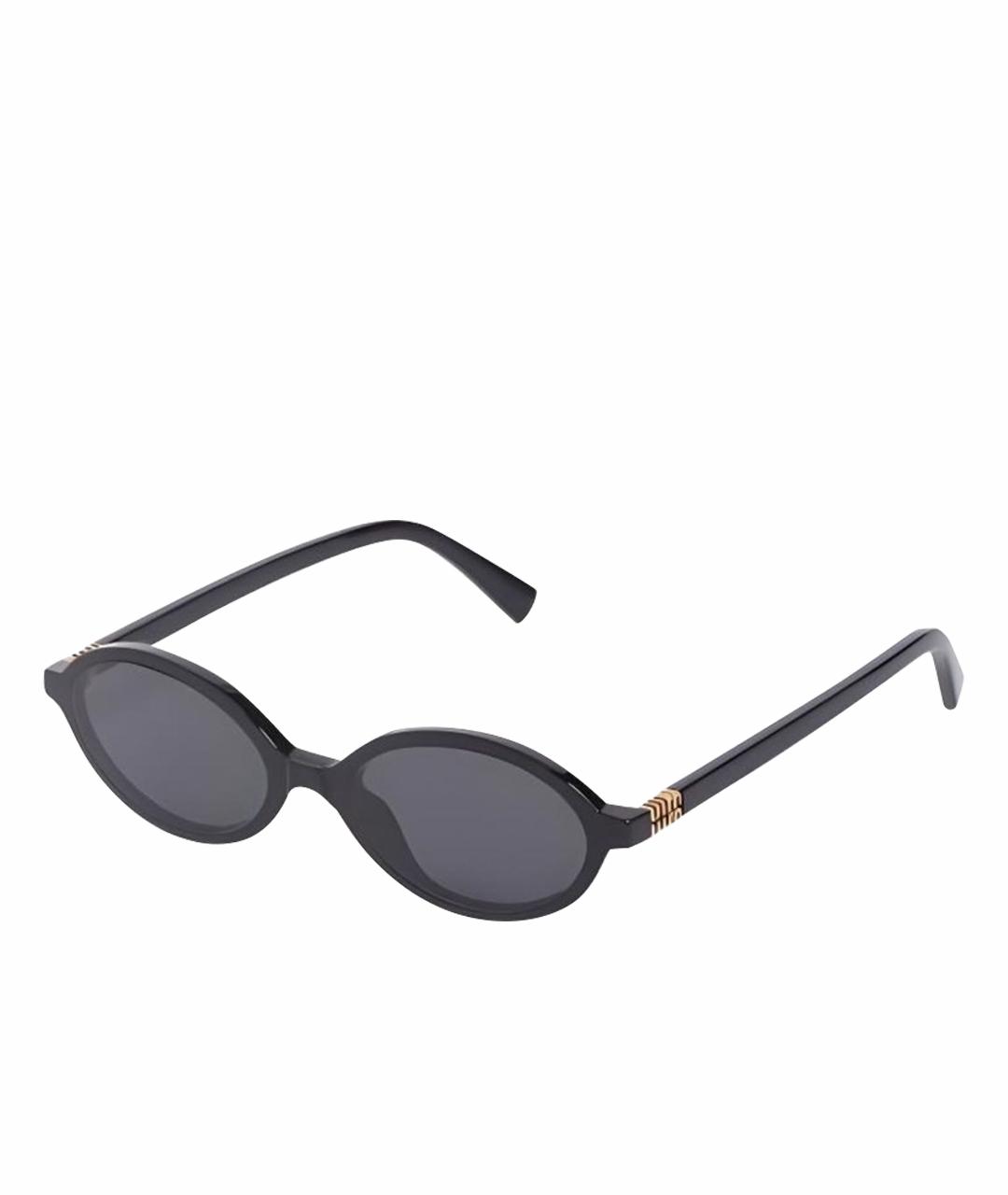 MIU MIU Черные солнцезащитные очки, фото 1