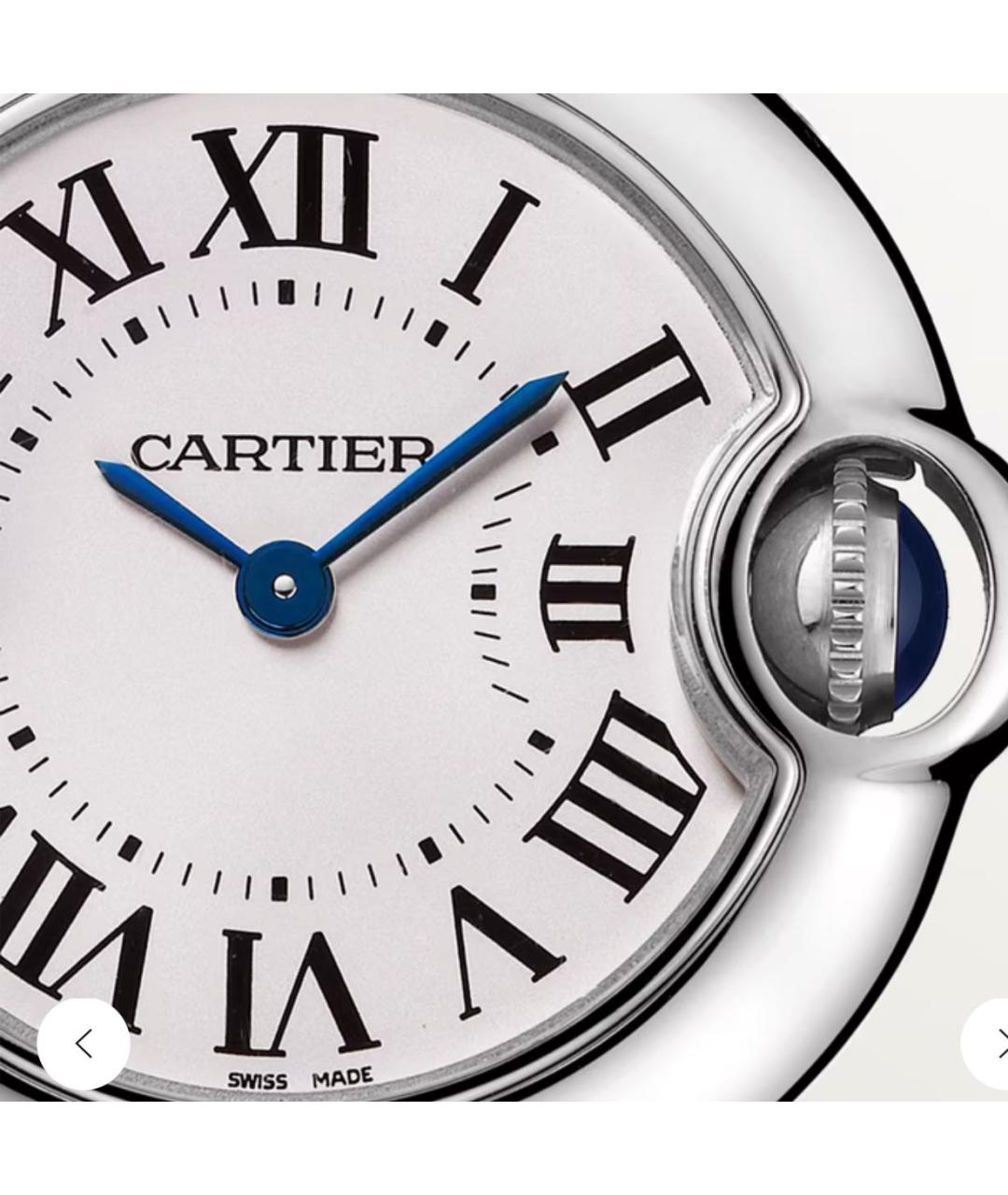 CARTIER Серебряные часы, фото 3