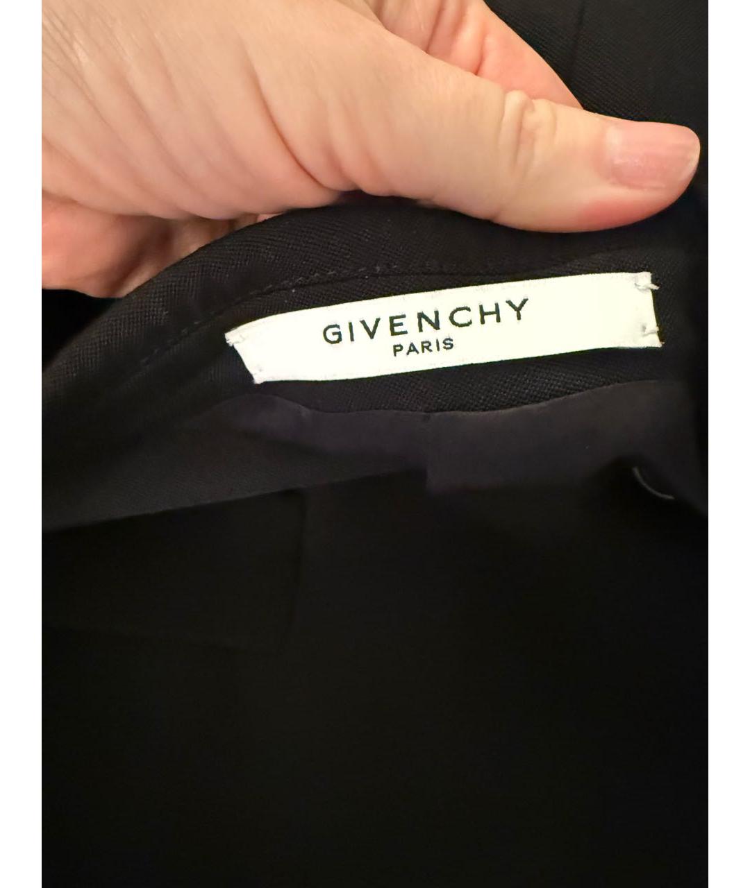 GIVENCHY Черный шерстяной жакет/пиджак, фото 4