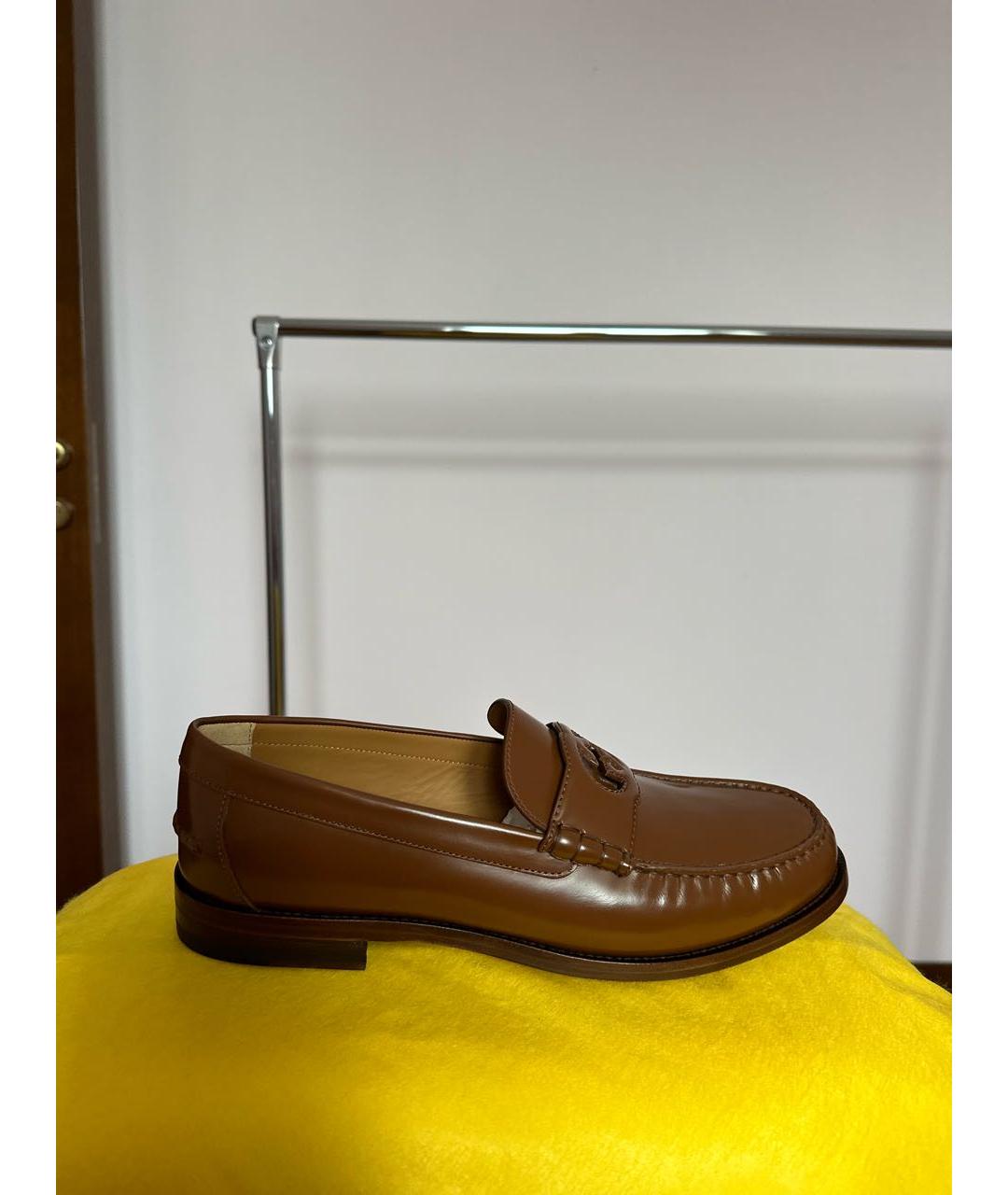 GUCCI Кожаные лоферы, фото 8