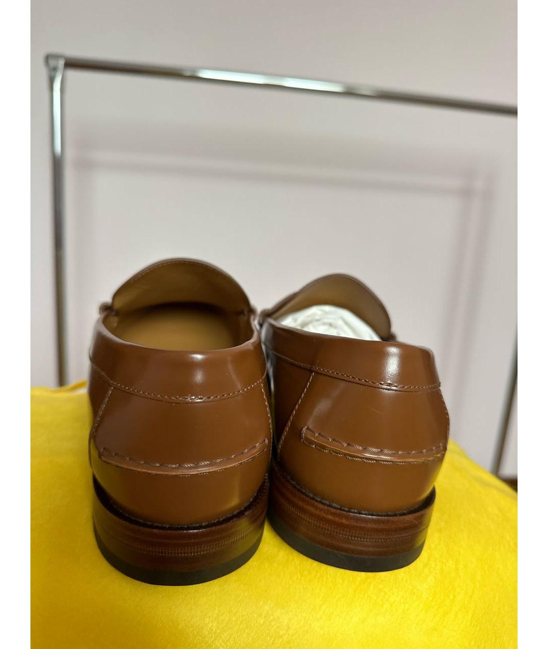 GUCCI Кожаные лоферы, фото 4