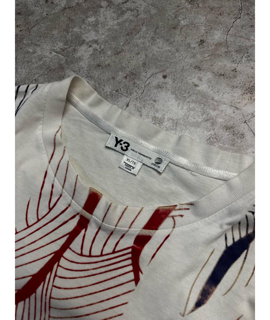 Y-3 Белая футболка, фото 3