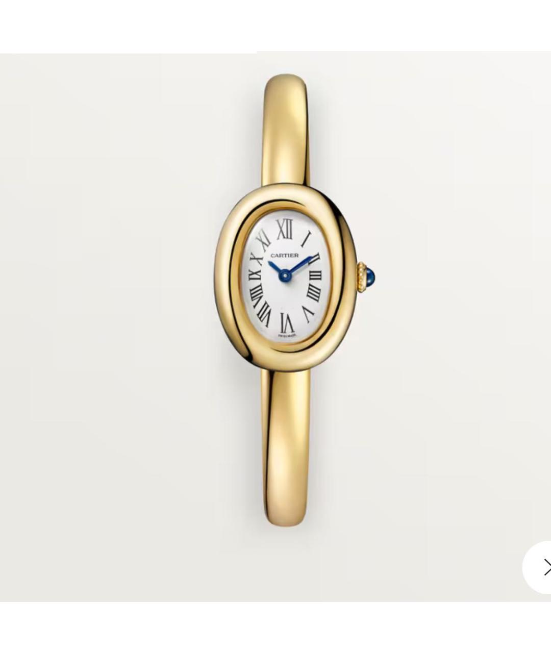 CARTIER Золотые часы из желтого золота, фото 4