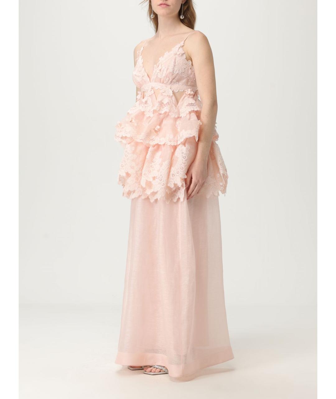 ZIMMERMANN Розовое платье, фото 4