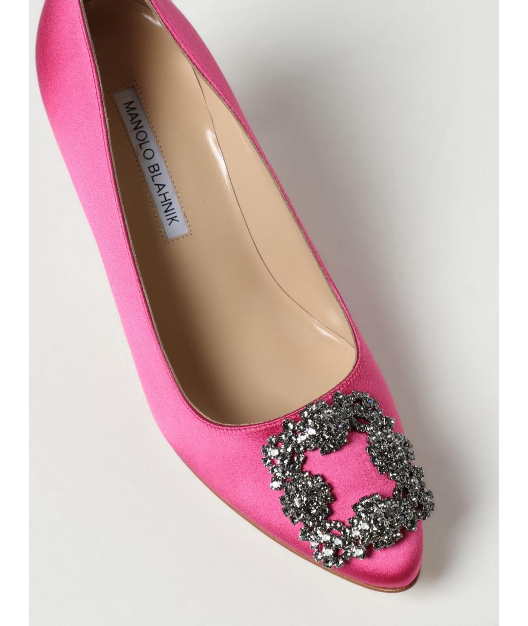 MANOLO BLAHNIK Розовые туфли, фото 3