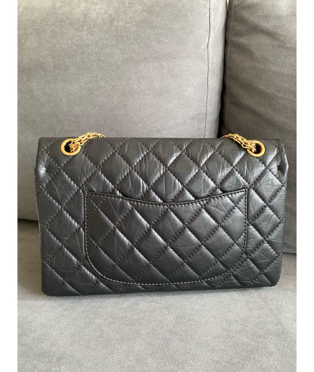 CHANEL Черная кожаная сумка через плечо, фото 3