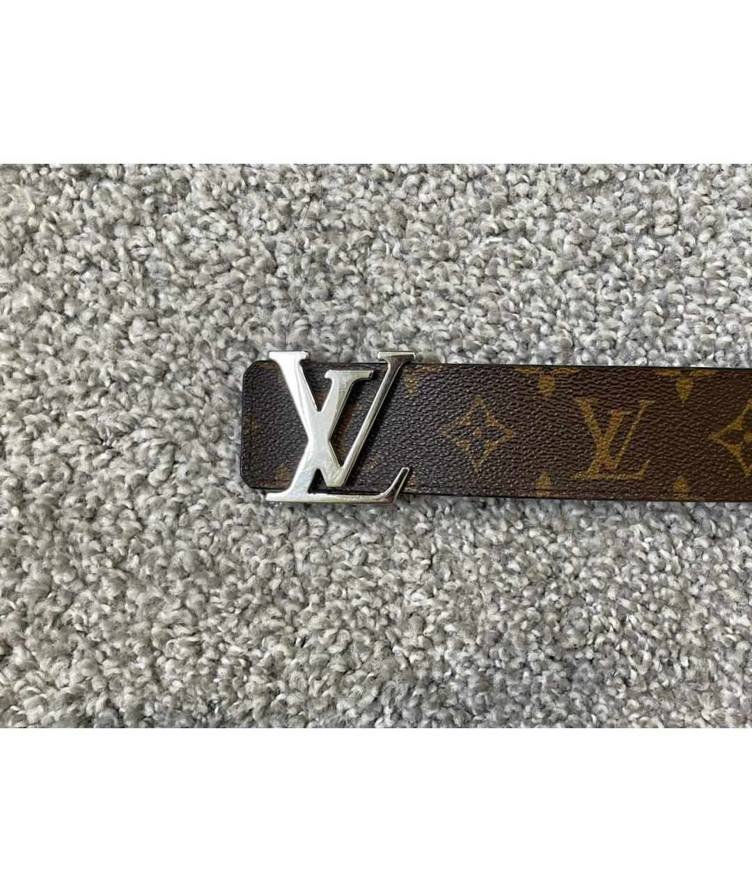 LOUIS VUITTON Коричневый ремень, фото 3